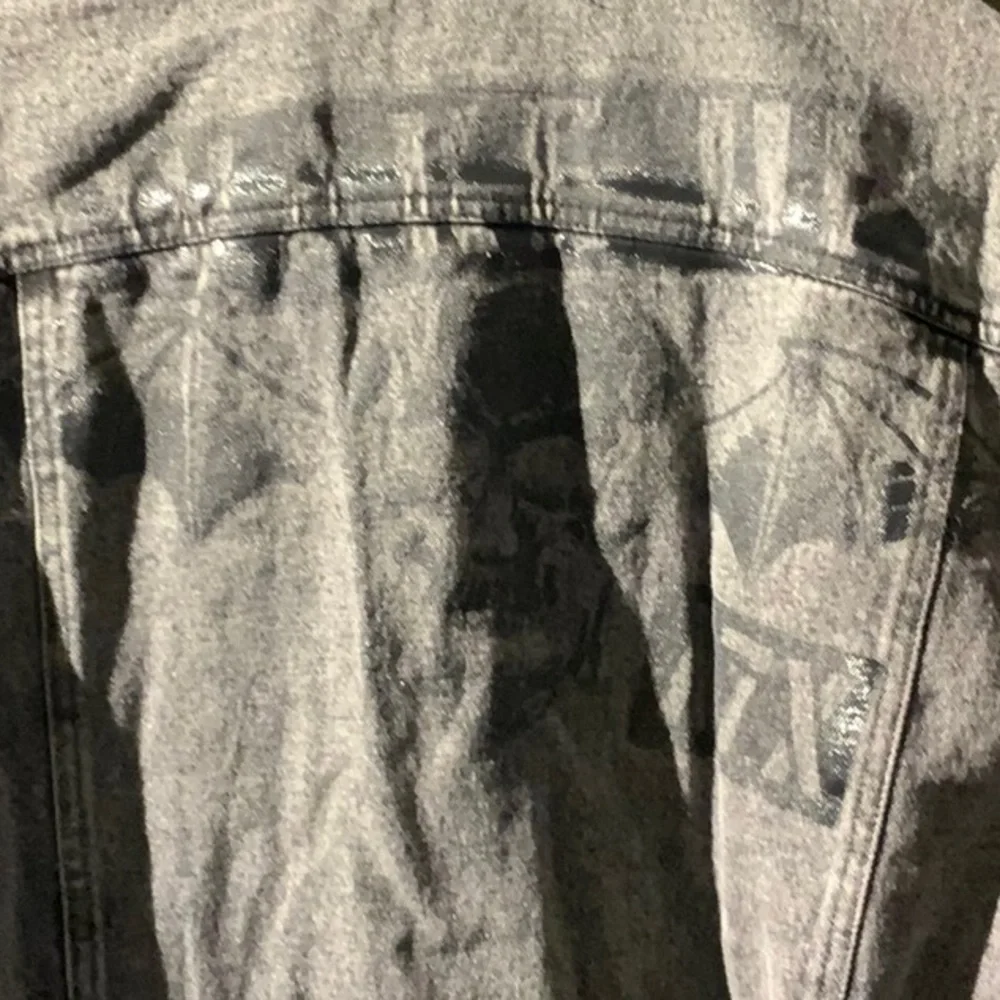 Avenged Sevenfold Men's Gray Denim Jacket Size Medium - Picture 4 of 4